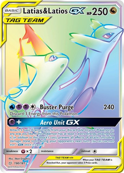 SM9: Latias & Latios GX (Secret) (Holofoil)
