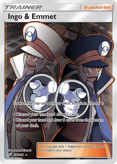 SM9: Ingo & Emmet (Full Art) (Holofoil)