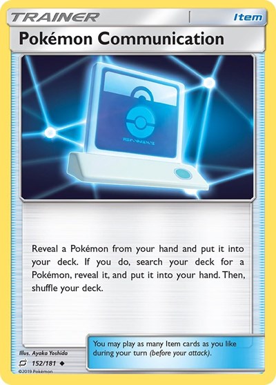 SM9: Pokemon Communication (Reverse Holofoil)