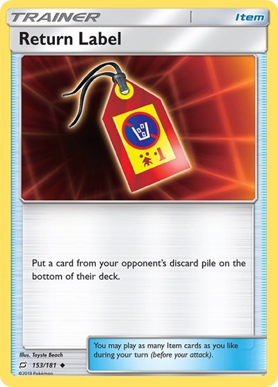 SM9: Return Label (Reverse Holofoil)