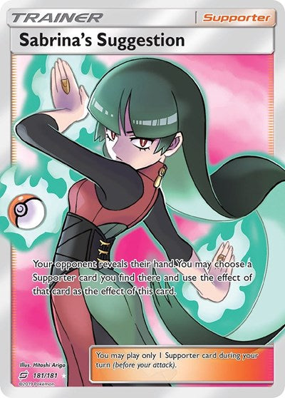 SM9: Sabrina's Suggestion (Full Art) (Holofoil)