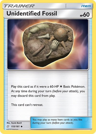 SM9: Unidentified Fossil (Reverse Holofoil)