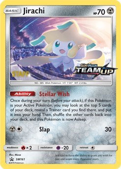 SMP: Jirachi - SM161 [Staff] (Holofoil)