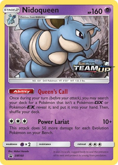SMP: Nidoqueen - SM160 (Prerelease) (Holofoil)