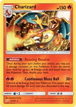 PR: Charizard - 14/181 (SM Team Up) (Holofoil)