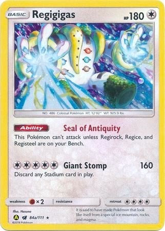 PR: Regigigas - 84a/111 (Holofoil)