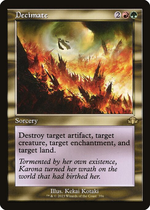 DMR: Decimate (Retro Frame) (Foil)