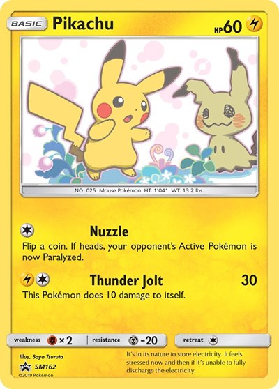 SMP: Pikachu - SM162 (Holofoil)