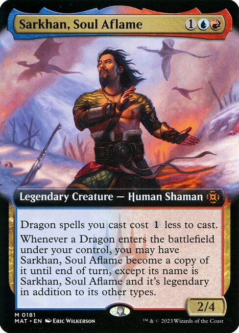 MAT: Sarkhan, Soul Aflame (Extended Art) (Foil)
