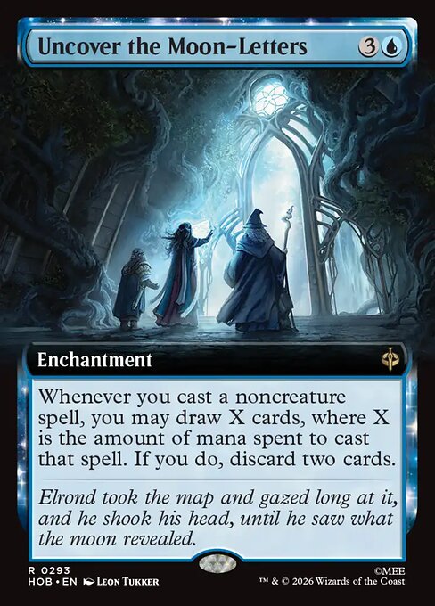 HOB: Uncover the Moon-Letters (Extended Art) (Foil)
