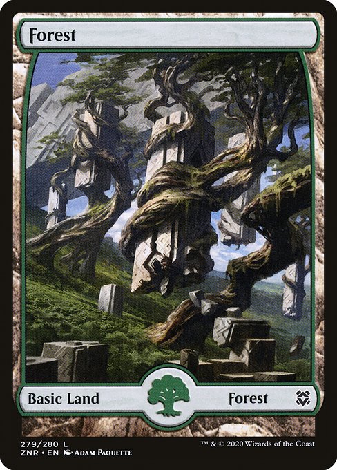ZNR: Forest (279) - Full Art