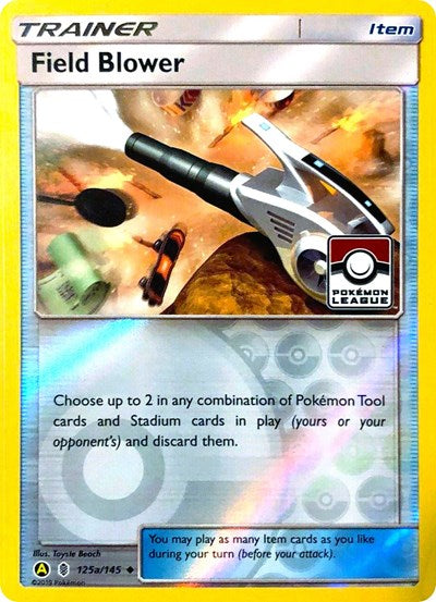 PR: Field Blower - 125a/145 (Pokemon League) (Reverse Holofoil)
