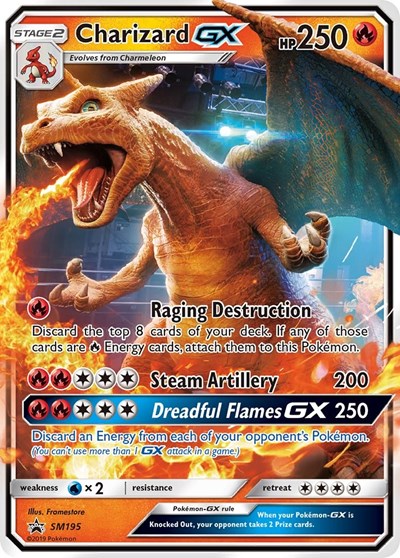 SMP: Charizard GX - SM195 (Holofoil)