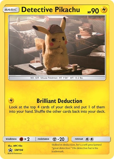 SMP: Detective Pikachu - SM194 (Holofoil)