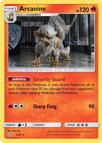 DEP: Arcanine (Holofoil)