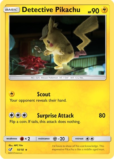 DEP: Detective Pikachu (Holofoil)