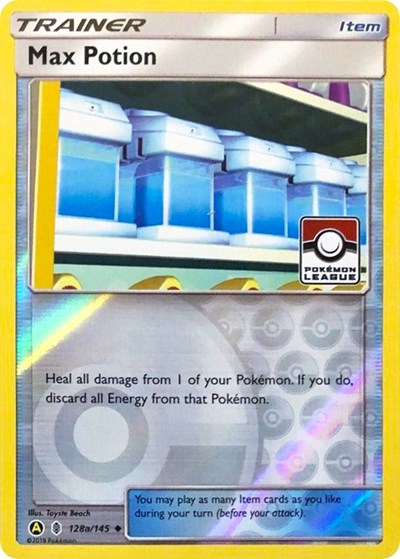 PR: Max Potion - 128a/145 (Pokemon League) (Reverse Holofoil)