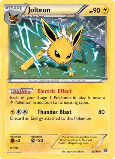 MCAP: Jolteon - 26/98 (Cosmos Holo) (Holofoil)