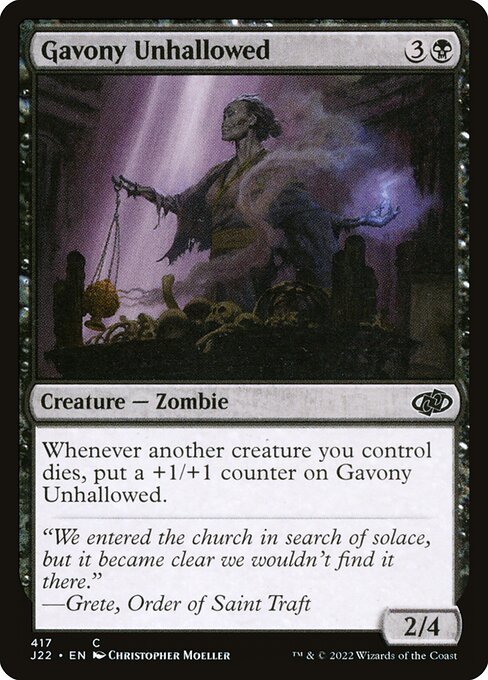 J22: Gavony Unhallowed