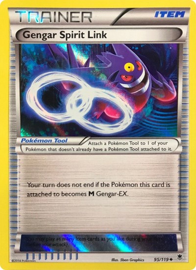 MCAP: Gengar Spirit Link - 95/119 (Alternate Holo) (Gamestop Exclusive) (Holofoil)