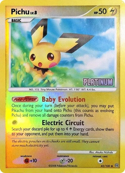 BKP: Pichu - 45/106 [Platinum] (Reverse Holofoil)
