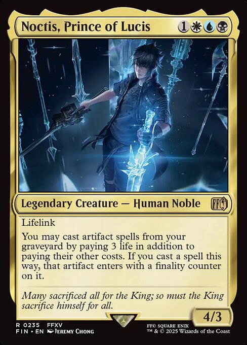 FIN: Noctis, Prince of Lucis (Foil)