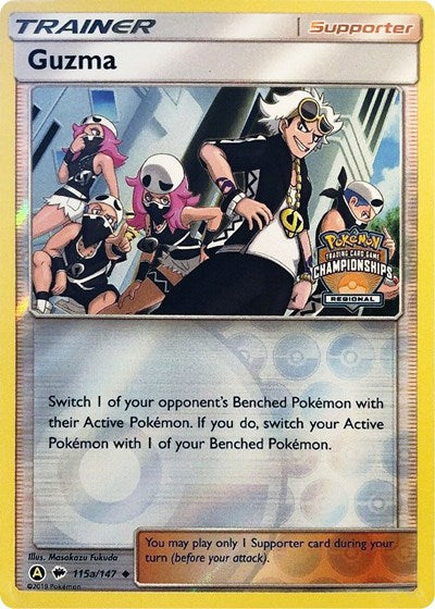 PR: Guzma - 115a/147 (Regional Championships) (Reverse Holofoil)