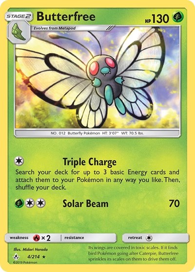 SM10: Butterfree (Reverse Holofoil)