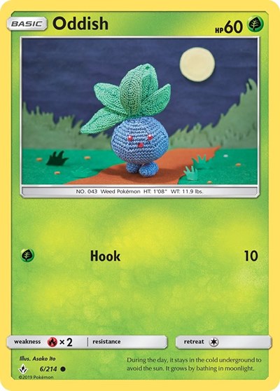 SM10: Oddish (6) (Reverse Holofoil)