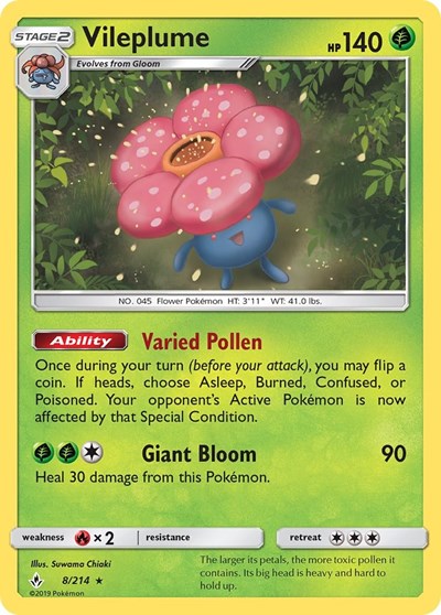 SM10: Vileplume (Holofoil)