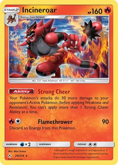 SM10: Incineroar (Reverse Holofoil)