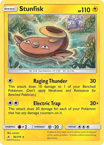 SM10: Stunfisk (Reverse Holofoil)