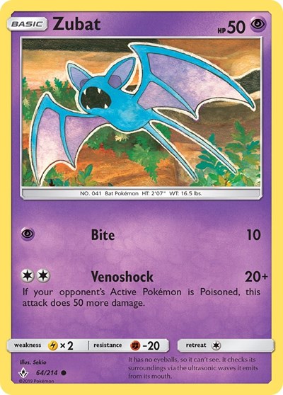 SM10: Zubat (Reverse Holofoil)