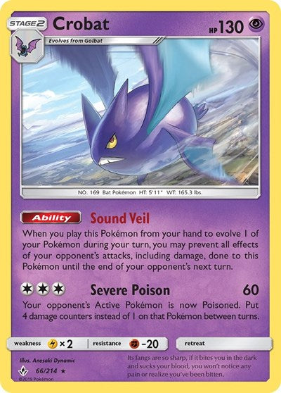SM10: Crobat (Holofoil)