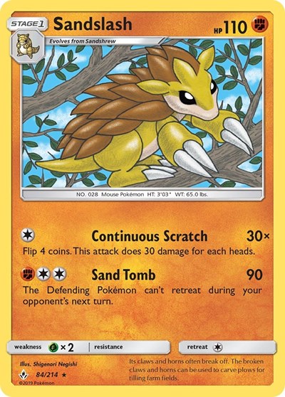 SM10: Sandslash (Reverse Holofoil)