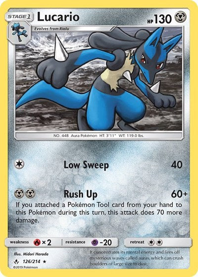 SM10: Lucario (Holofoil)