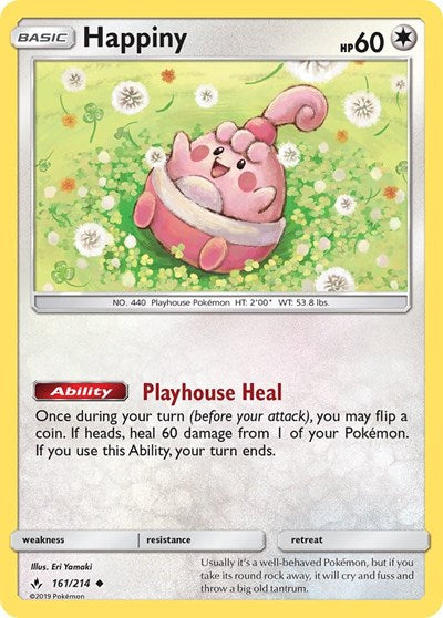 SM10: Happiny (Reverse Holofoil)