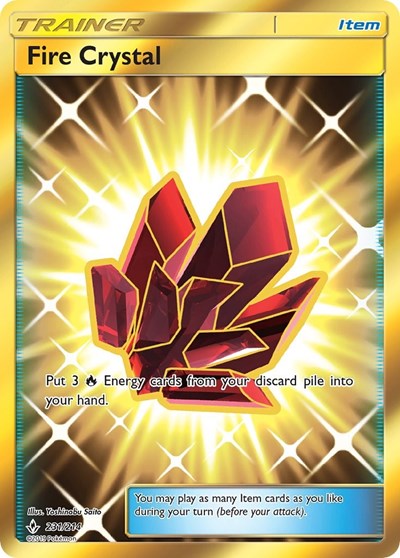 SM10: Fire Crystal (Secret) (Holofoil)