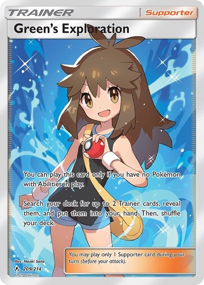 SM10: Green's Exploration (Full Art) (Holofoil)