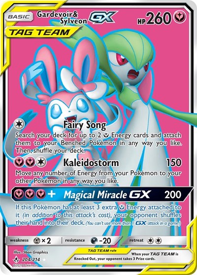 SM10: Gardevoir & Sylveon GX (204) (Full Art) (Holofoil)