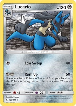 PR: Lucario - 126/214 (SM Unbroken Bonds)