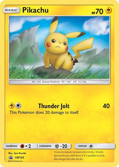 SMP: Pikachu - SM183 (Holofoil)