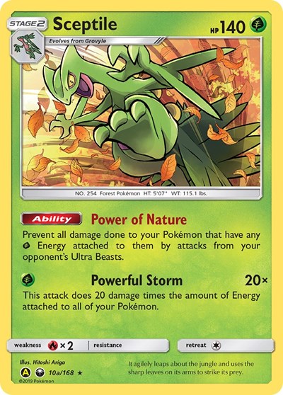 PR: Sceptile - 10a/168 (Holofoil)