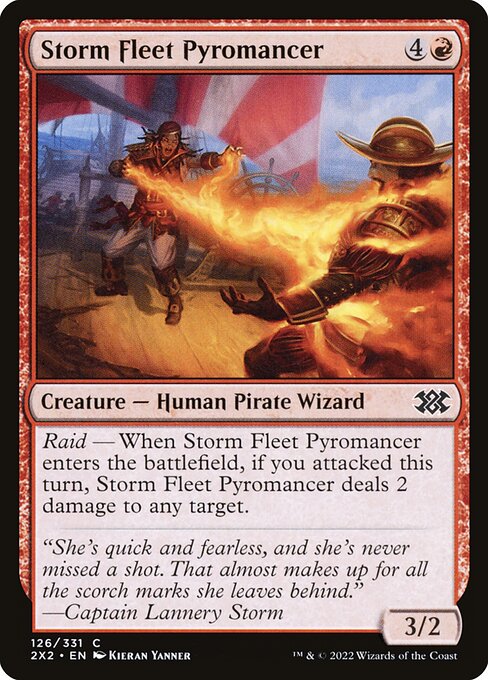 2X2: Storm Fleet Pyromancer (Foil)