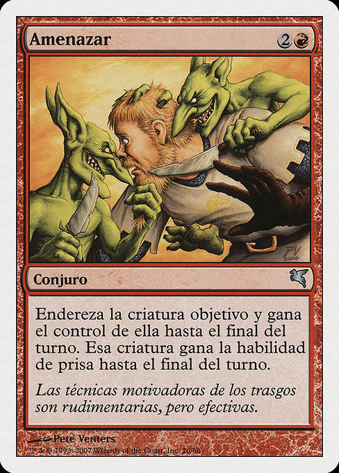 PSAL: Threaten (Spanish) - "Amenazar" (I26)