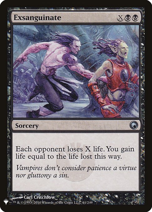 PLST: Exsanguinate