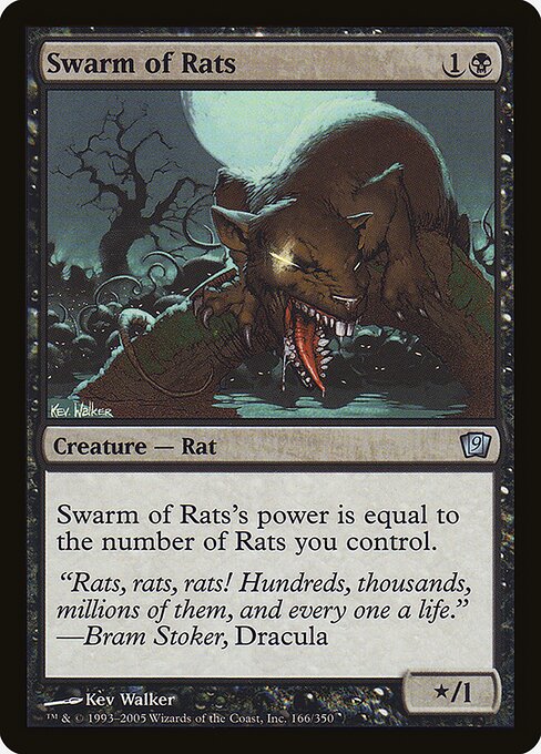 9ED: Swarm of Rats (Foil)
