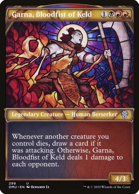 DMU: Garna, Bloodfist of Keld (Showcase) (Foil)