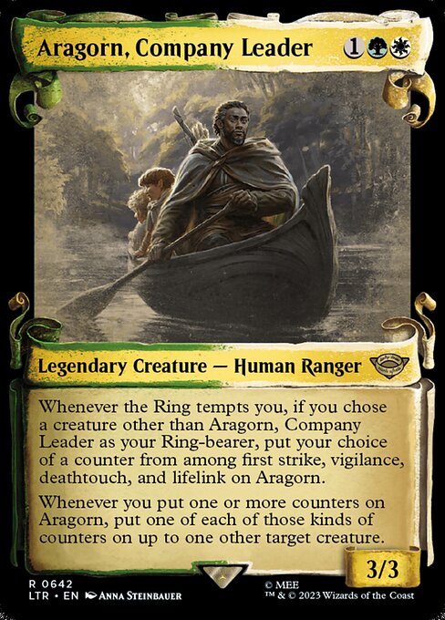 LTR: Aragorn, Company Leader (Showcase Scrolls) (Foil)