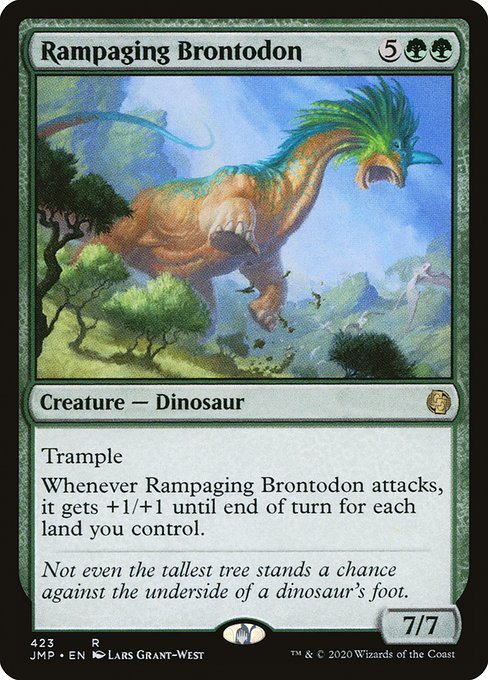 JMP: Rampaging Brontodon